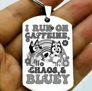 Bluey hot family dog kids favorite to show keychain
